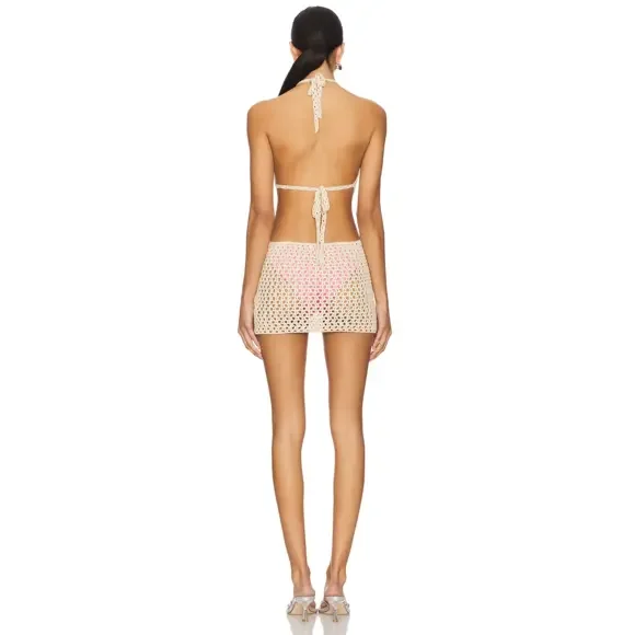 superdown Capucine Mini Dress in Cream - Picture 5 of 5